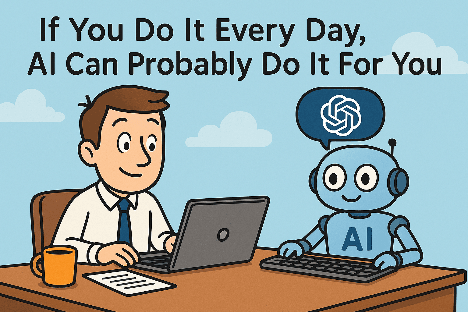 If You Do It Every Day, AI Can Probably Do It For You